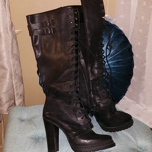 BCBG Lace up boots